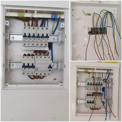 עבודת חשמל בבניין 3